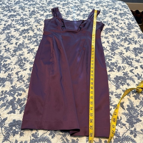 Calvin Klein Dress Deep Purple Prom Babydoll Fairy Formal Y2K Empire Waist Sz 8 - Picture 10 of 10